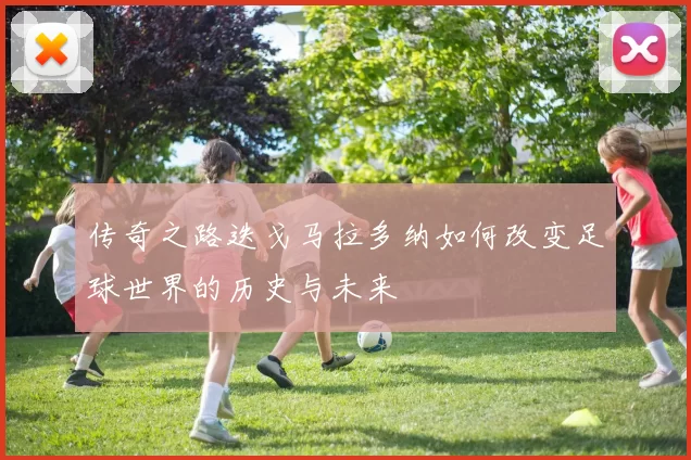 传奇之路迭戈马拉多纳如何改变足球世界的历史与未来